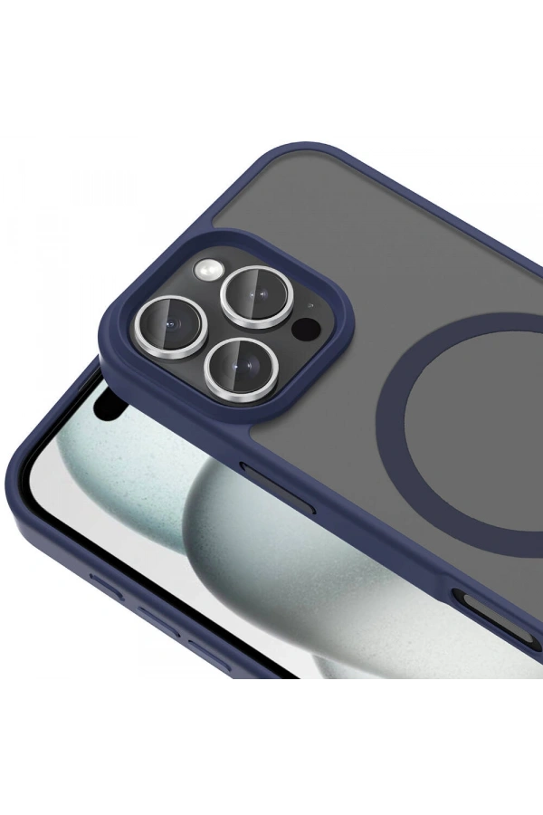 Apple iPhone 16 Pro Kılıf M-safe Şarj Özellikli Mat Arka Yüzey Zore Sio Kapak