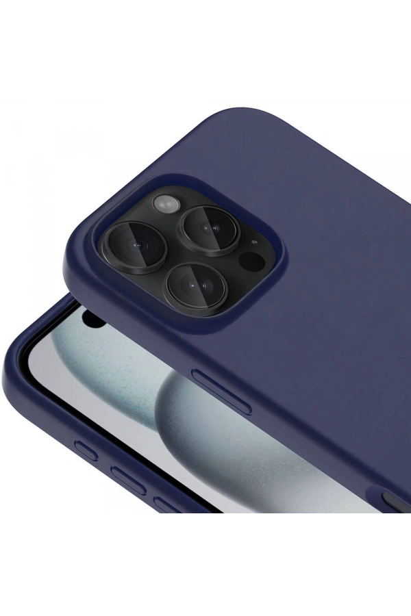 Apple iPhone 16 Pro Kılıf M-safe Şarj Özellikli Sıvı Teknolojili Silinebilir Sert Zore Kivi Kapak
