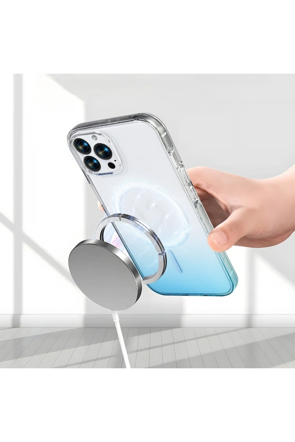 Apple iPhone 16 Pro Kılıf M-Safe Şarj Özellikli Zore Septik Silikon Kapak