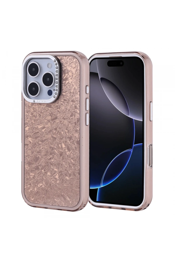 Apple iPhone 16 Pro Kılıf Taşlı Tasarım Zore Kapi Kapak