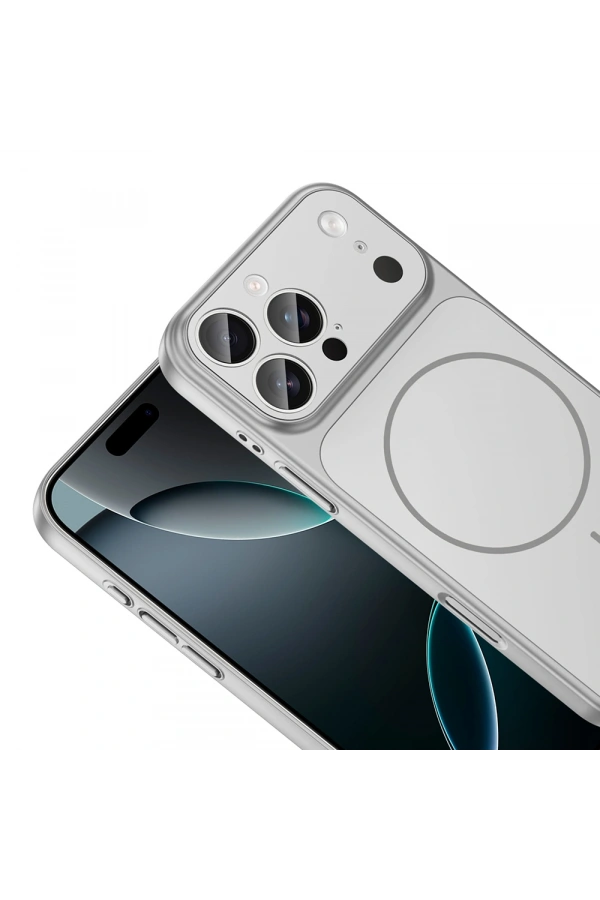 Apple iPhone 16 Pro Kılıf Zore M-Safe Şarj Özellikli Kamera Korumalı Formen Kapak