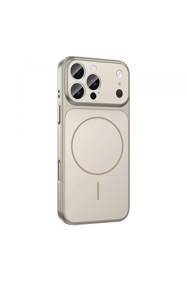 Apple iPhone 16 Pro Kılıf Zore M-Safe Şarj Özellikli Kamera Korumalı Formen Kapak