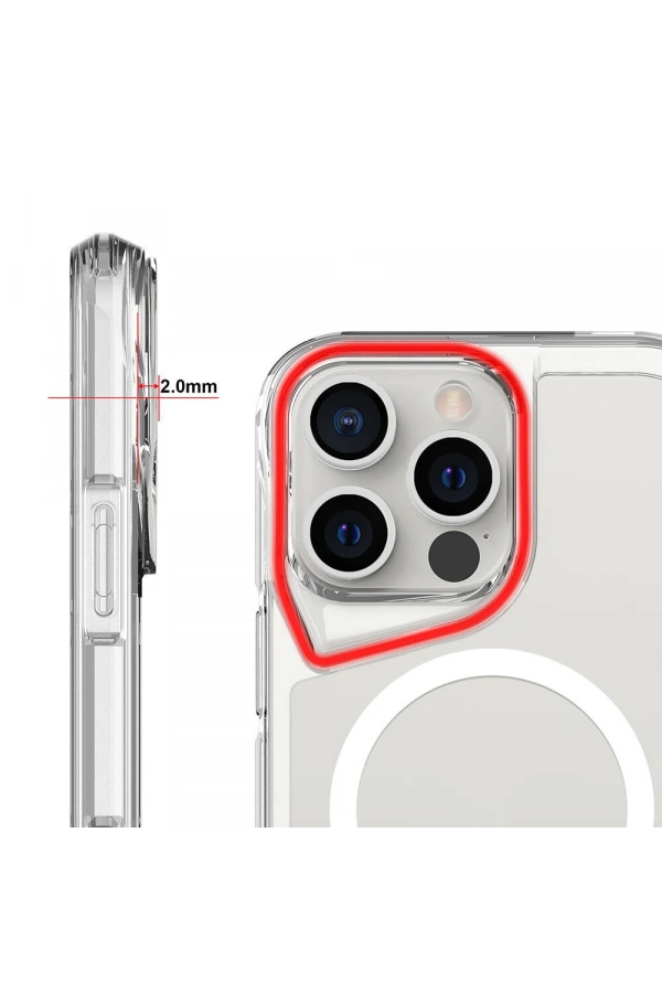 Apple iPhone 16 Pro Kılıf Zore M-safe Şarj Özellikli T-Max M-safe Kapak