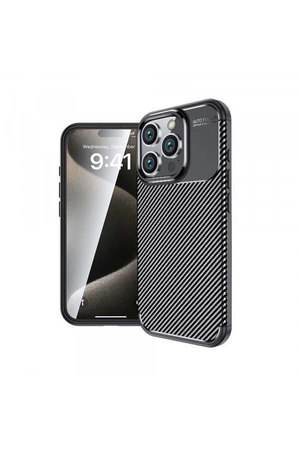 Apple iPhone 16 Pro Kılıf Zore Negro Silikon Kapak