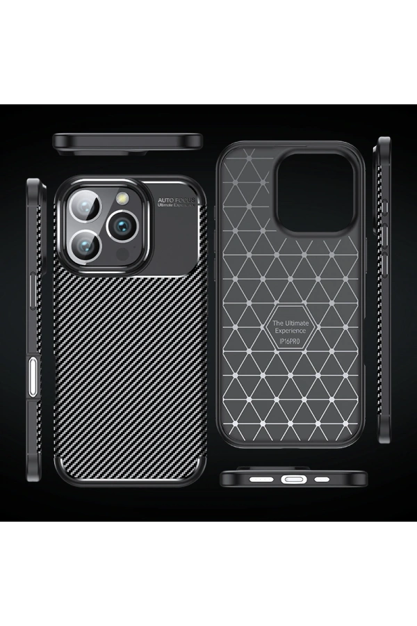 Apple iPhone 16 Pro Kılıf Zore Negro Silikon Kapak