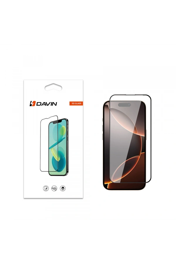 Apple iPhone 16 Pro Max Davin 5D Cam Ekran Koruyucu