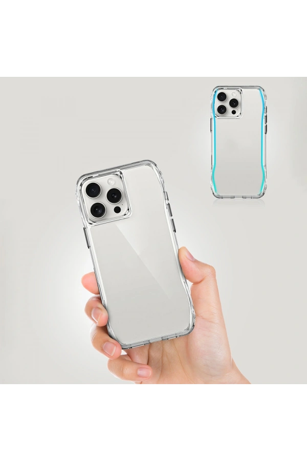 Apple iPhone 16 Pro Max Kılıf Airbagli Şeffaf Zore İncek Kapak