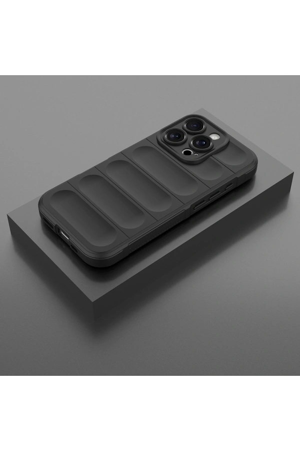 Apple iPhone 16 Pro Max Kılıf Esnek TPU Oyuklu Arka Yüzey Tasarımlı Zore Etnik Silikon Kapak