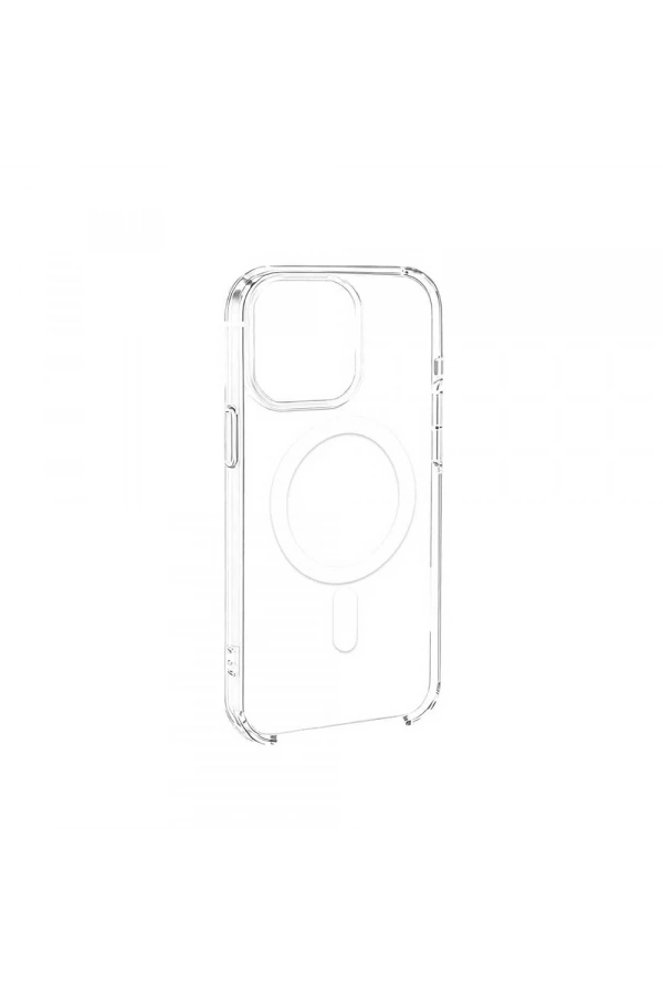 Apple iPhone 16 Pro Max Kılıf IC Çipli Zore Wireless Şarj Özellikli Şeffaf Orjin Kapak