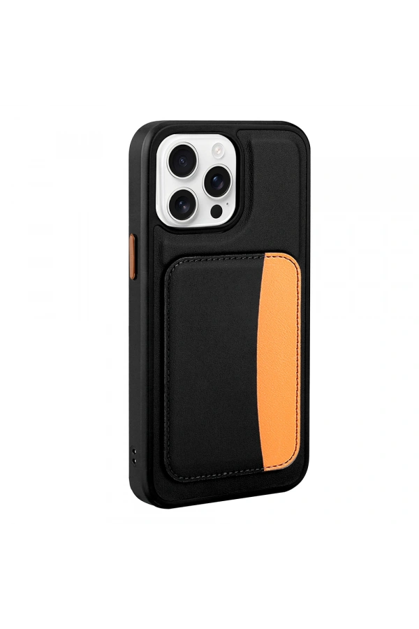 Apple iPhone 16 Pro Max Kılıf Kartlıklı Zore X-Kart Silikon Kapak