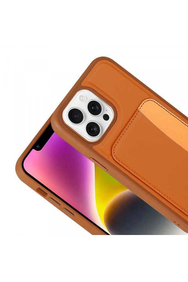 Apple iPhone 16 Pro Max Kılıf Kartlıklı Zore X-Kart Silikon Kapak