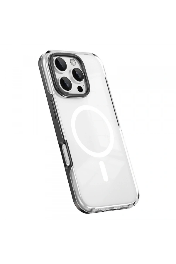 Apple iPhone 16 Pro Max Kılıf M-safe Şarj Özellikli Çıkarılabilir Arka Yüzeyli Zore Polar Kapak
