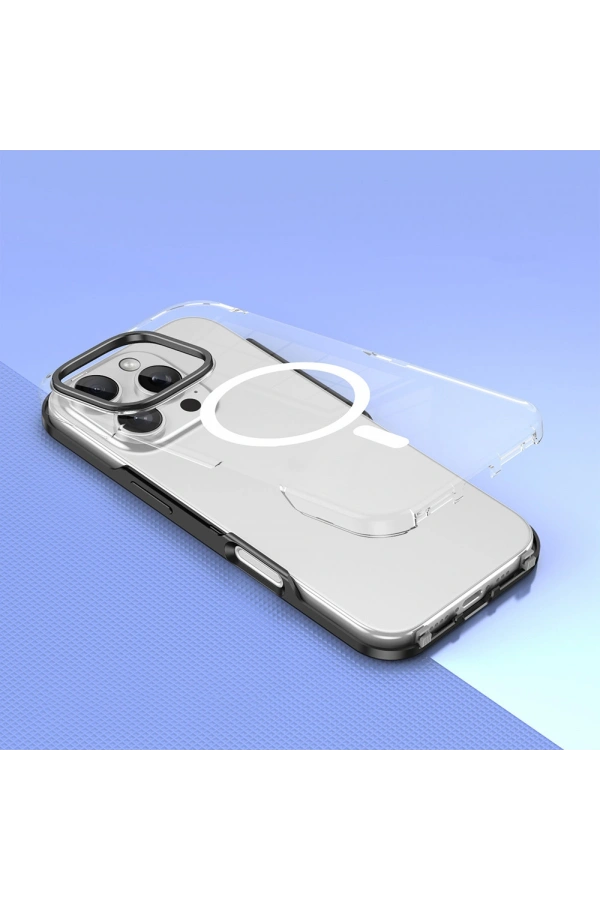 Apple iPhone 16 Pro Max Kılıf M-safe Şarj Özellikli Çıkarılabilir Arka Yüzeyli Zore Polar Kapak