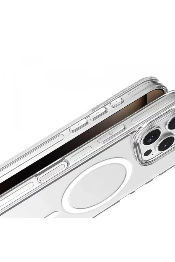 Apple iPhone 16 Pro Max Kılıf M-safe Şarj Özellikli Kamera Korumalı Zore Kripto Kapak