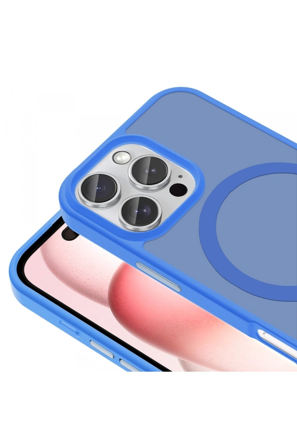 Apple iPhone 16 Pro Max Kılıf M-safe Şarj Özellikli Mat Arka Yüzey Zore Sio Kapak