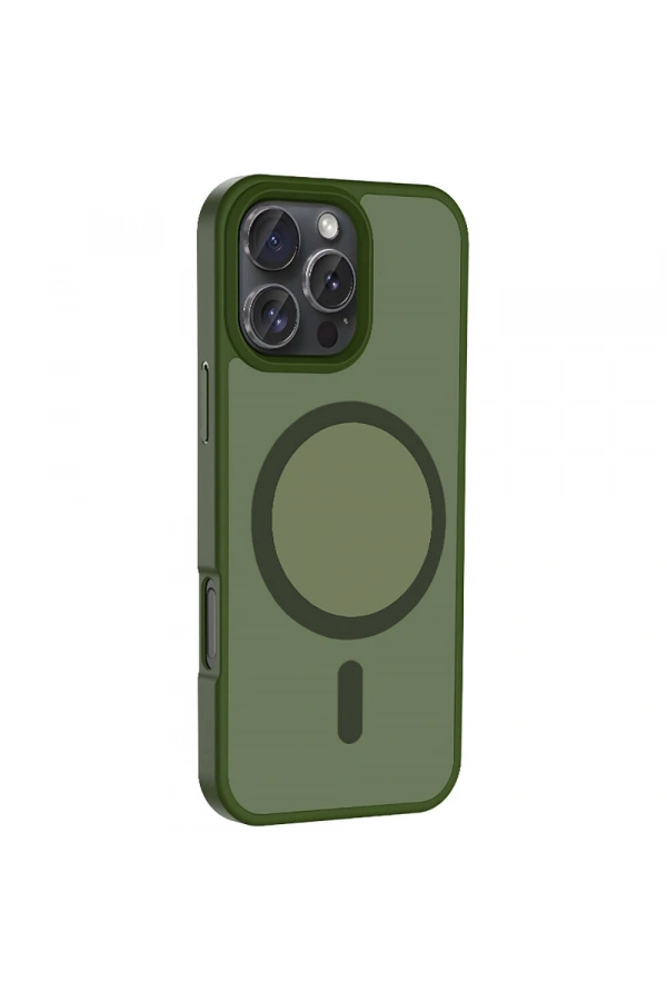 Apple iPhone 16 Pro Max Kılıf M-safe Şarj Özellikli Mat Arka Yüzey Zore Sio Kapak