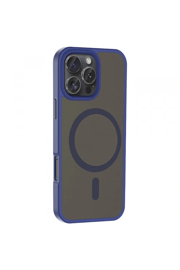 Apple iPhone 16 Pro Max Kılıf M-safe Şarj Özellikli Mat Arka Yüzey Zore Sio Kapak