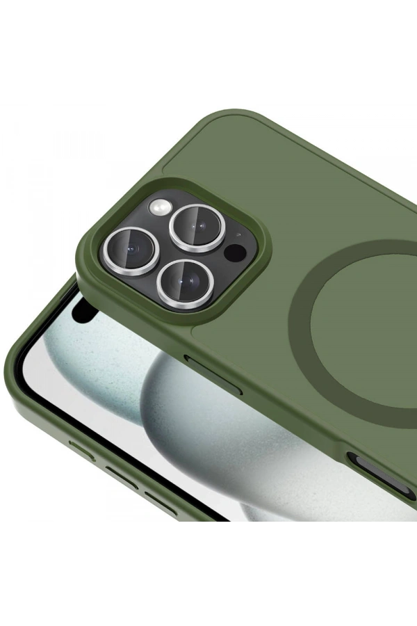 Apple iPhone 16 Pro Max Kılıf M-safe Şarj Özellikli Mat Arka Yüzey Zore Sio Kapak