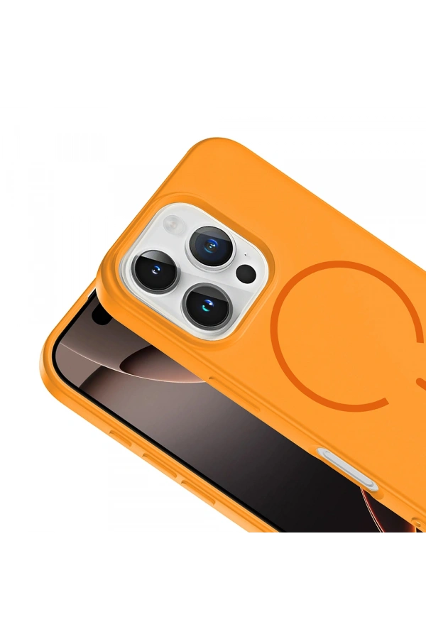 Apple iPhone 16 Pro Max Kılıf M-safe Şarj Özellikli Zore Meta Kapak