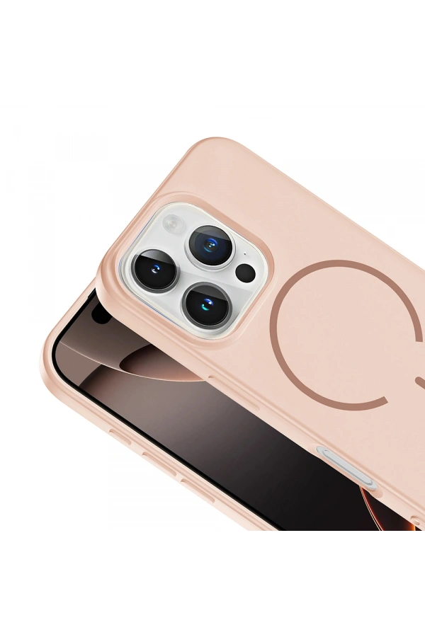 Apple iPhone 16 Pro Max Kılıf M-safe Şarj Özellikli Zore Meta Kapak