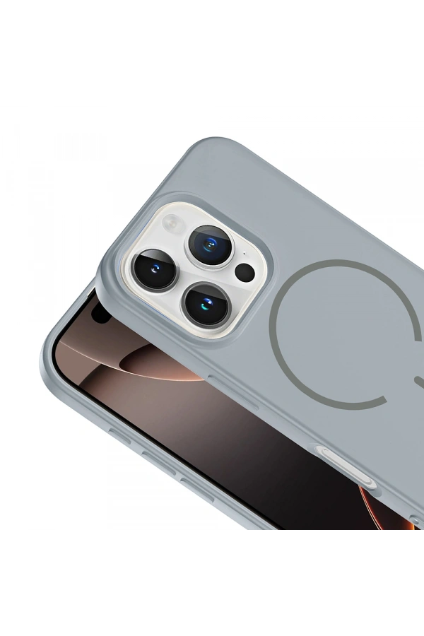 Apple iPhone 16 Pro Max Kılıf M-safe Şarj Özellikli Zore Meta Kapak