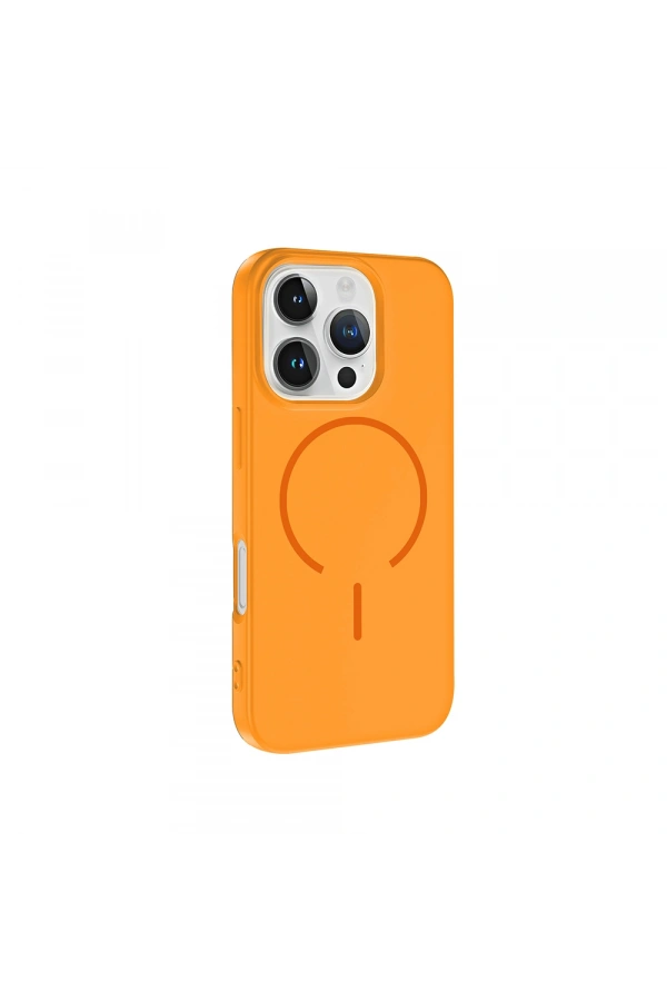 Apple iPhone 16 Pro Max Kılıf M-safe Şarj Özellikli Zore Meta Kapak