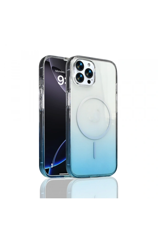 Apple iPhone 16 Pro Max Kılıf M-Safe Şarj Özellikli Zore Septik Silikon Kapak