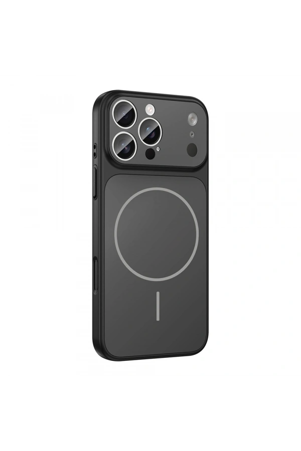 Apple iPhone 16 Pro Max Kılıf Zore M-Safe Şarj Özellikli Kamera Korumalı Formen Kapak