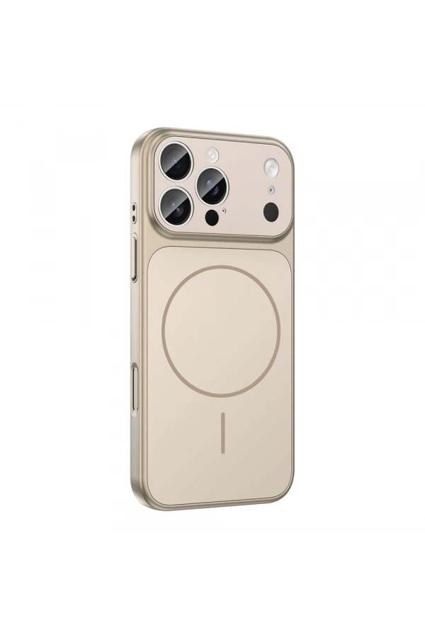 Apple iPhone 16 Pro Max Kılıf Zore M-Safe Şarj Özellikli Kamera Korumalı Formen Kapak