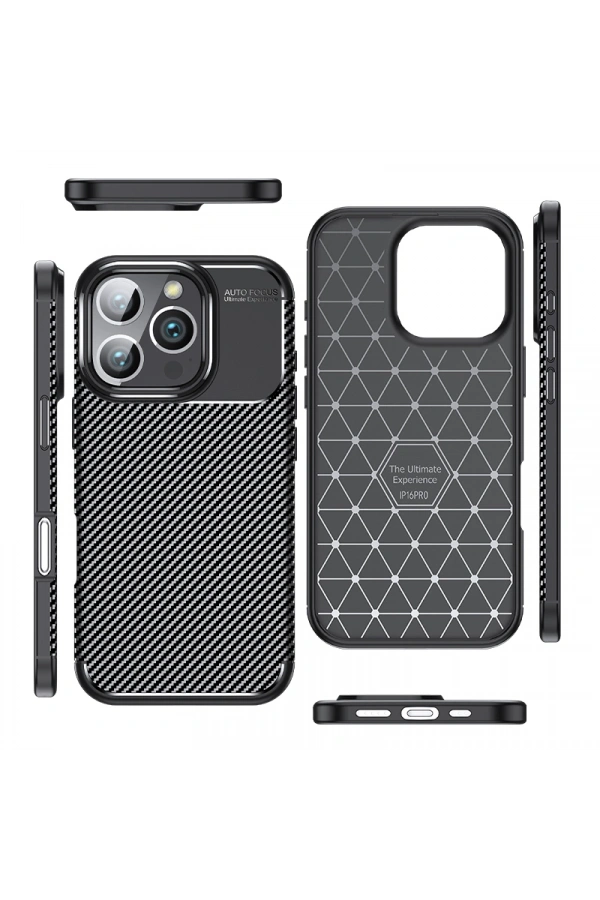 Apple iPhone 16 Pro Max Kılıf Zore Negro Silikon Kapak