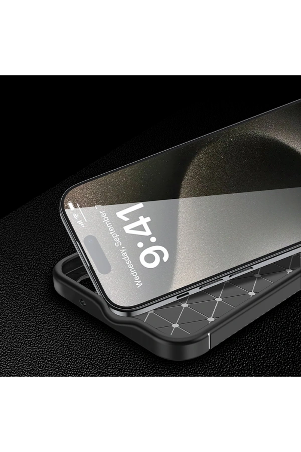 Apple iPhone 16 Pro Max Kılıf Zore Negro Silikon Kapak