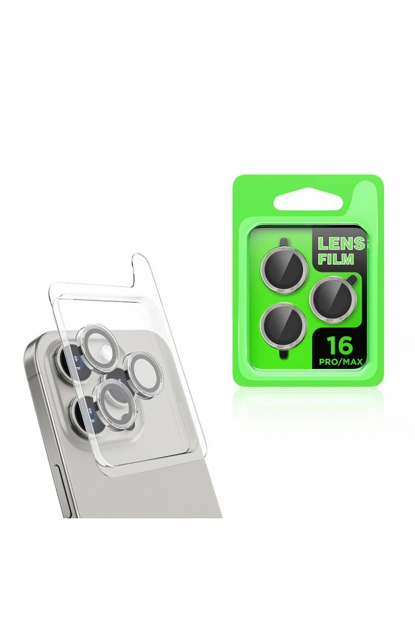 Apple iPhone 16 Pro Max Zore CL-07 Kamera Lens Koruyucu