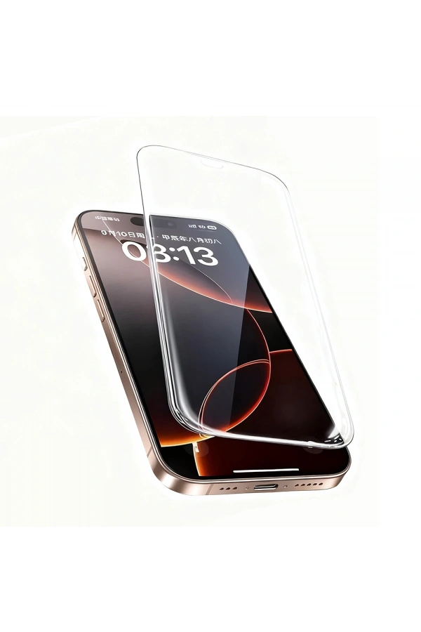 Apple iPhone 16 Pro Zore 3D Mobi HD Temperli Cam Ekran Koruyucu