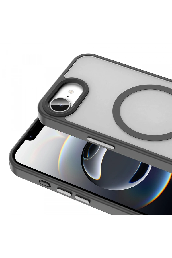 Apple iPhone 16E Kılıf M-safe Şarj Özellikli Mat Arka Yüzey Zore Sio Kapak