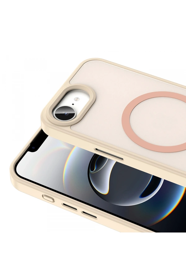 Apple iPhone 16E Kılıf M-safe Şarj Özellikli Mat Arka Yüzey Zore Sio Kapak