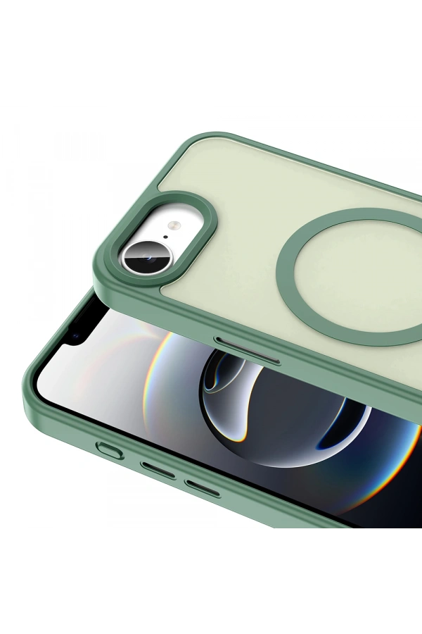 Apple iPhone 16E Kılıf M-safe Şarj Özellikli Mat Arka Yüzey Zore Sio Kapak