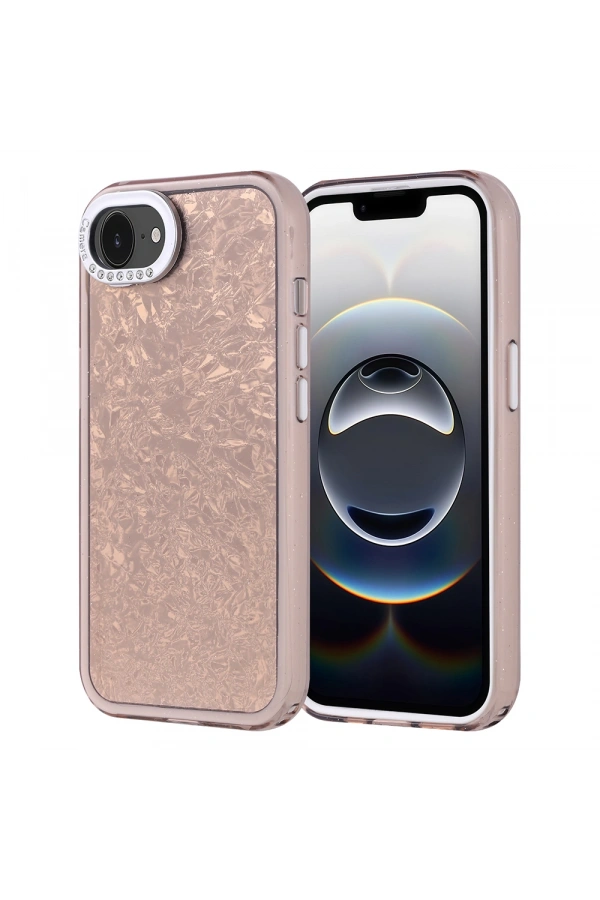 Apple iPhone 16E Kılıf Taşlı Tasarımlı Zore Kapi Kapak