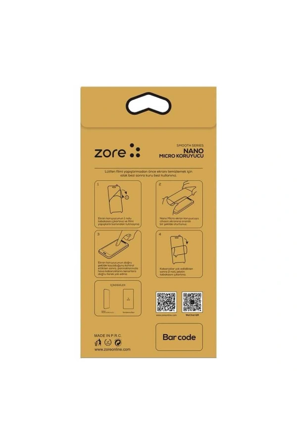Apple iPhone 16E Zore Nano Micro Temperli Ekran Koruyucu