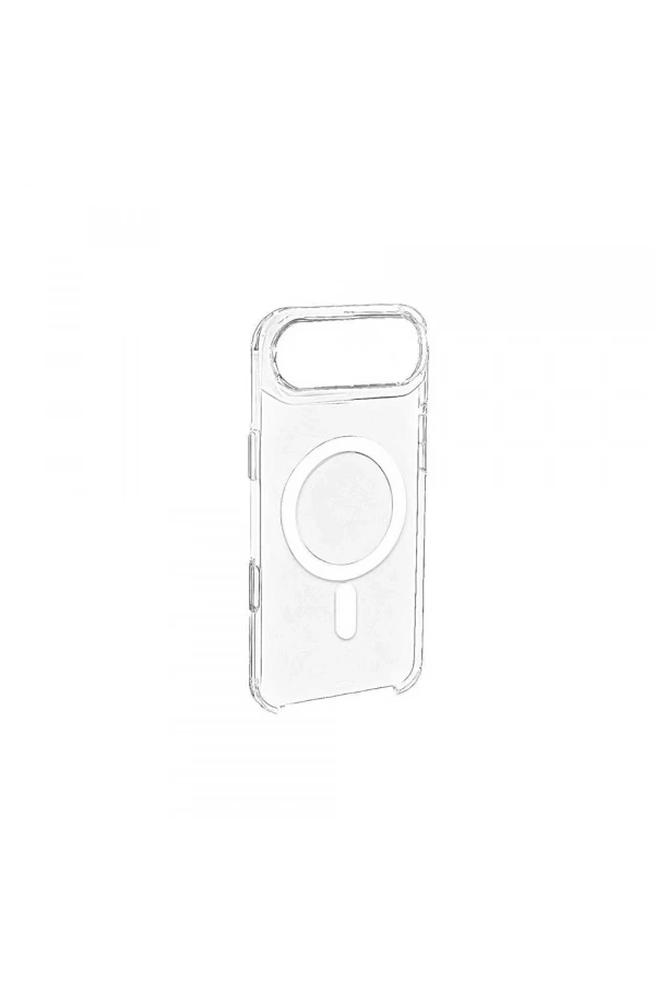 Apple iPhone 17 Air Kılıf IC Çipli Zore Wireless Şarj Özellikli Şeffaf Orjin Kapak