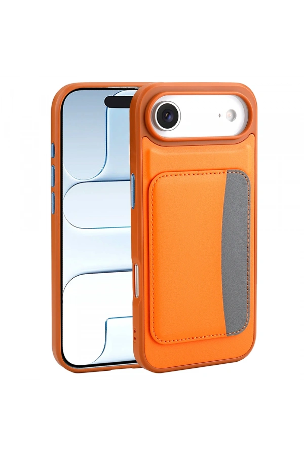 Apple iPhone 17 Air Kılıf Kartlıklı Zore X-Kart Silikon Kapak