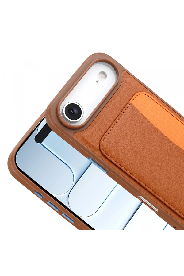 Apple iPhone 17 Air Kılıf Kartlıklı Zore X-Kart Silikon Kapak