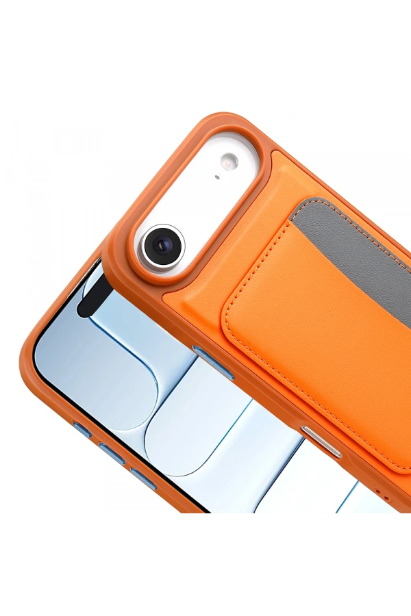 Apple iPhone 17 Air Kılıf Kartlıklı Zore X-Kart Silikon Kapak
