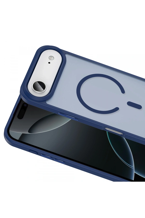 Apple iPhone 17 Air Kılıf M-safe Şarj Özellikli Mat Arka Yüzey Zore Sio Kapak