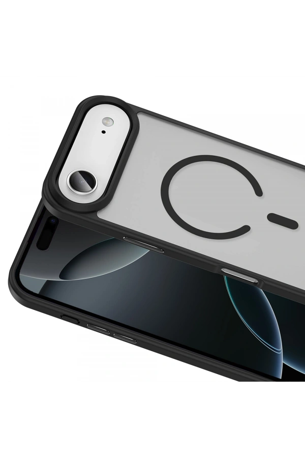 Apple iPhone 17 Air Kılıf M-safe Şarj Özellikli Mat Arka Yüzey Zore Sio Kapak