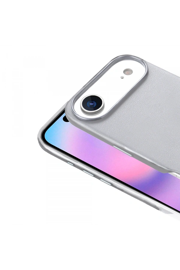 Apple iPhone 17 Air Kılıf M-safe Şarj Özellikli PU Deri Görünümlü Zore Kupra Kapak