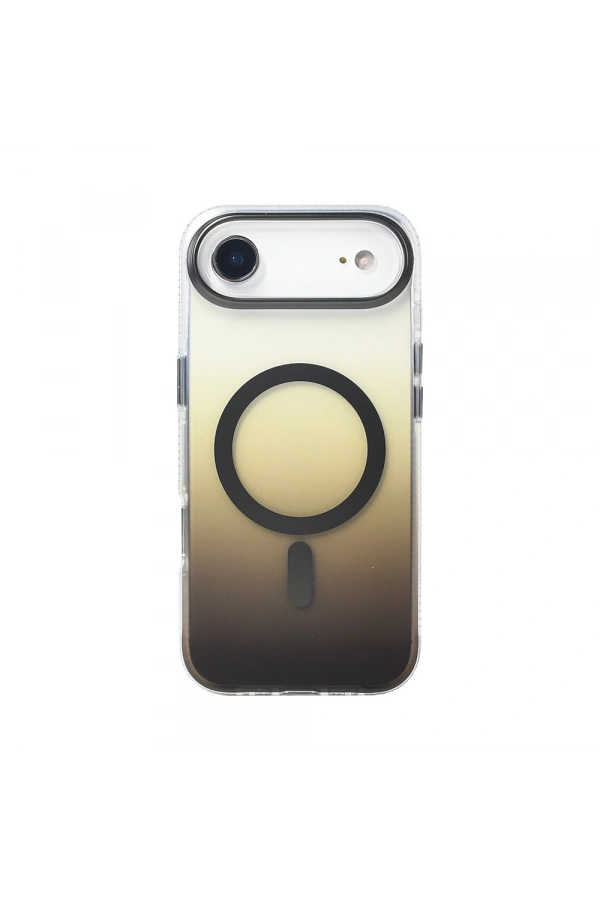 Apple iPhone 17 Air Kılıf M-safe Şarj Özellikli Transparan Renk Geçişli Zore Toros Kapak