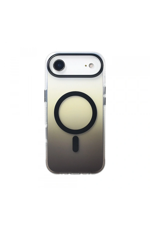 Apple iPhone 17 Air Kılıf M-safe Şarj Özellikli Transparan Renk Geçişli Zore Toros Kapak