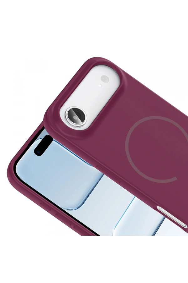 Apple iPhone 17 Air Kılıf M-safe Şarj Özellikli Zore Meta Kapak