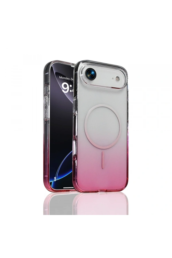 Apple iPhone 17 Air Kılıf M-Safe Şarj Özellikli Zore Septik Silikon Kapak