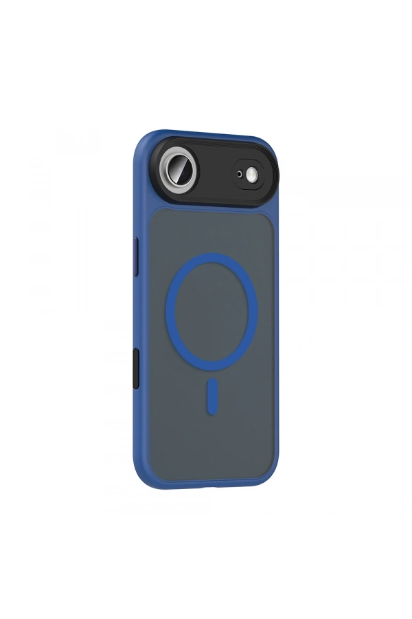 Apple iPhone 17 Air Kılıf Mat Arka Yüzey Wireless Şarj Özellikli Zore Flet M-safe Kapak